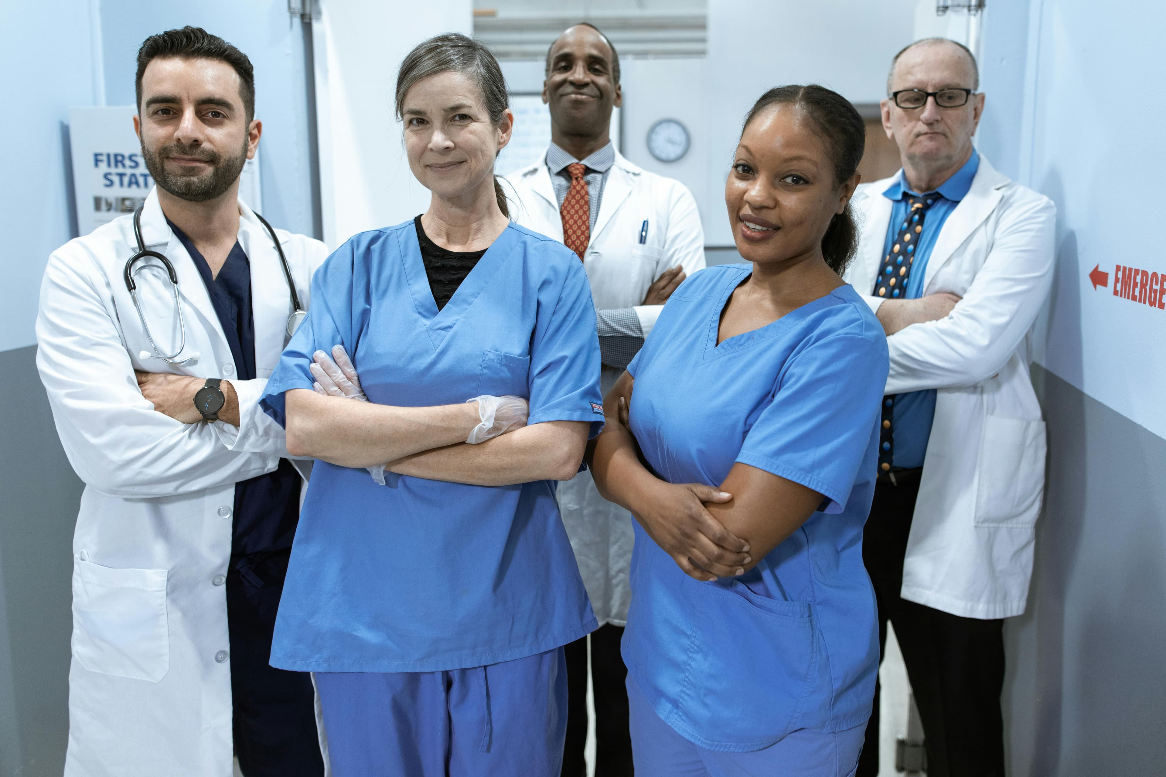 Doctors attending a neuro-ophthalmology training session